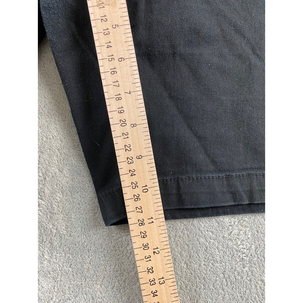 Unionbay Mens‎ Black Cargo Utility Shorts Size 17 Double Button Solid Casual - Picture 8 of 14